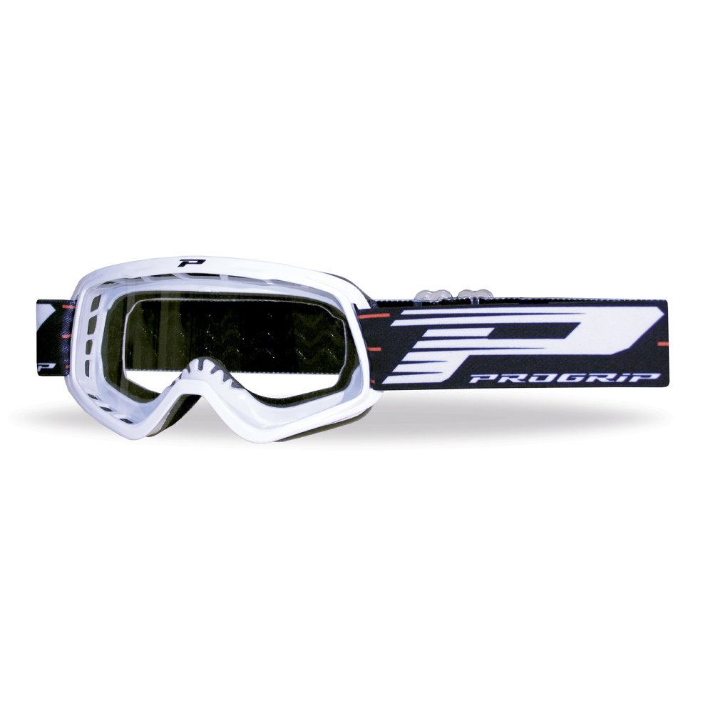 Goggles Pro Grip CH Kid - White clear lens Goggles Pro Grip CH Kid - White clear lens