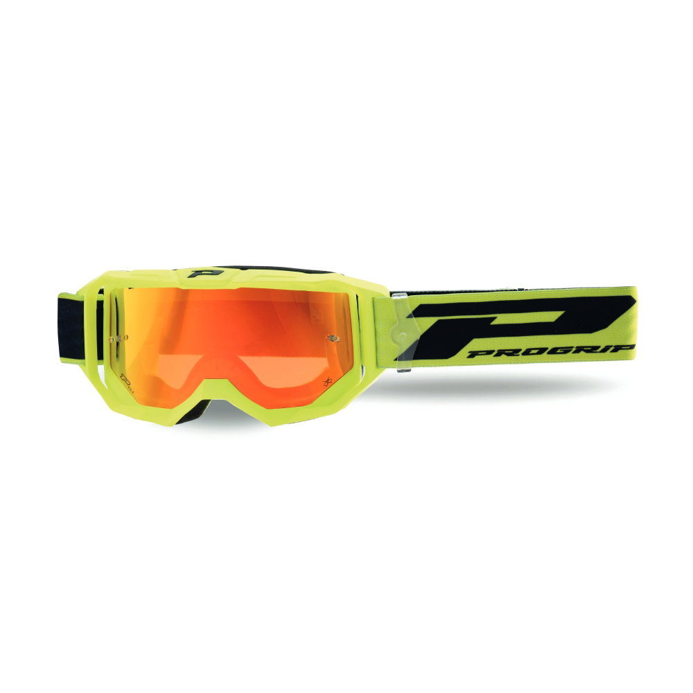 Goggles Pro Grip Vision Go - Yellow mirrored lens orange Goggles Pro Grip Vision Go - Yellow mirrored lens orange