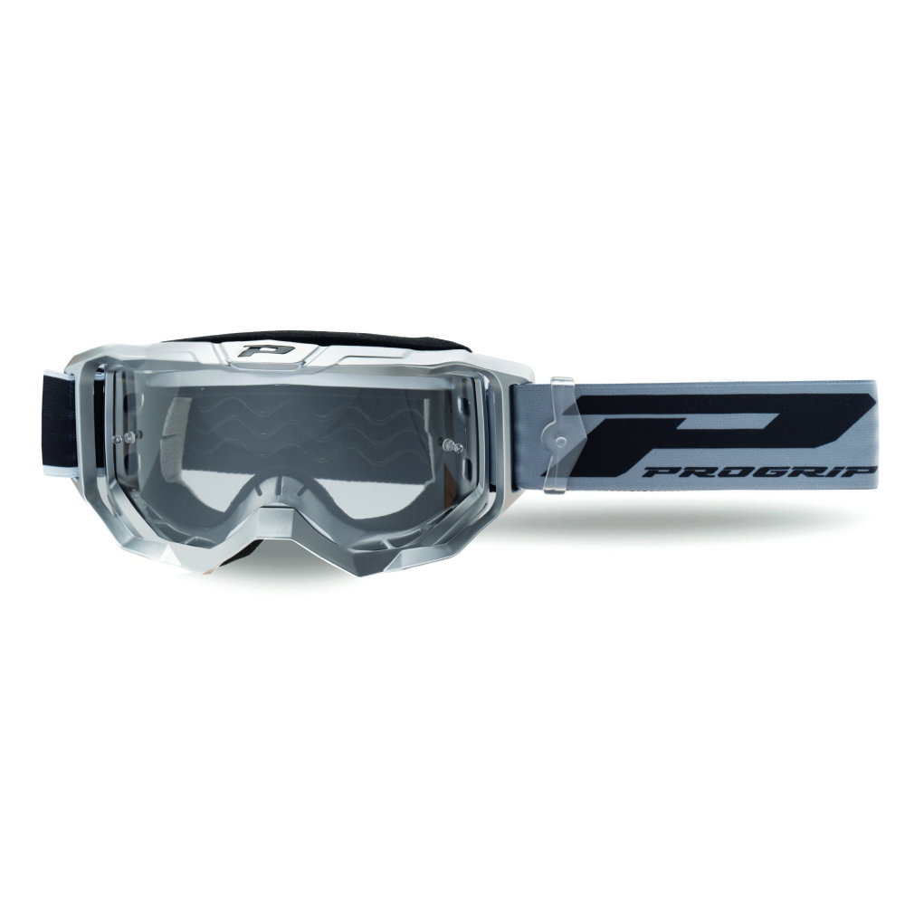 Goggles Pro Grip Vision Go - Silver clear lens Goggles Pro Grip Vision Go - Silver clear lens