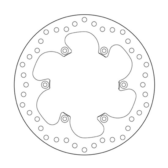 Brake disc Brembo Serie Oro Suzuki RM 125 (06-12) rear 68B40784
