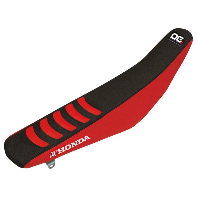 Seat cover Blackbird Honda CRF 450 R (21-25) DG3 black e red BL-1149H