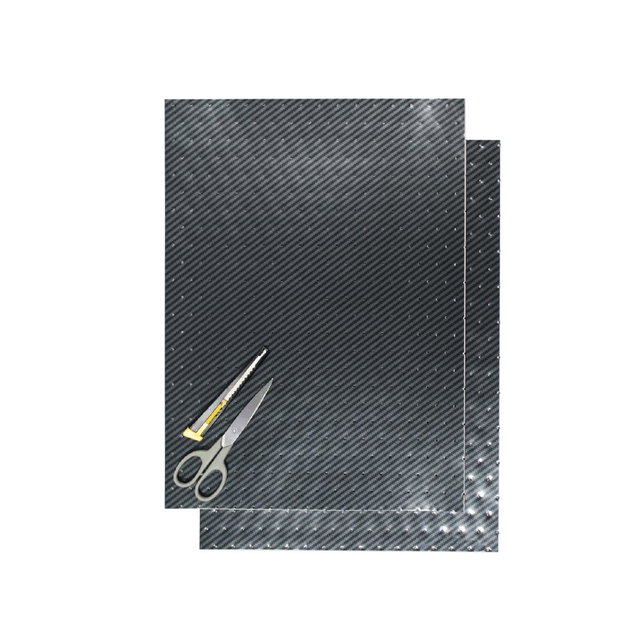 Crystall adhesive sheets carbon look with holes BL-5004