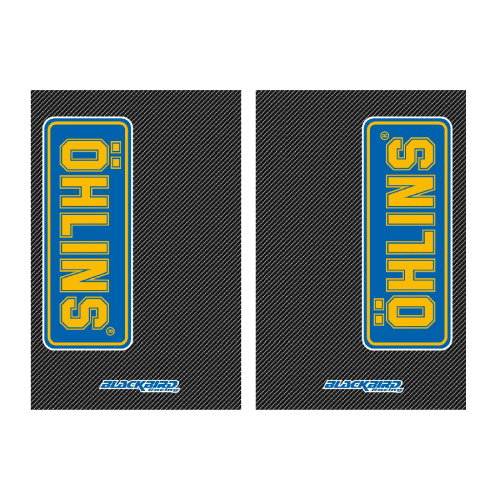 Kit sticker for Öhlins fork guard with carbon background BL-5015O