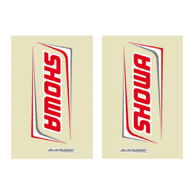 Kit sticker for Showa 2017 fork guard with transparent background BL-5045S1