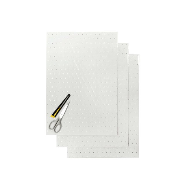 Crystall adhesive sheets transparent with holes BL-5052/80