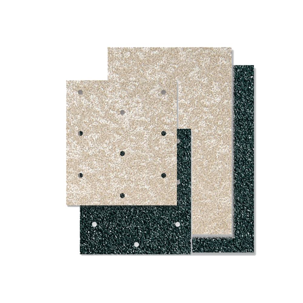 Crystall anti-slip adhesive sheets black with holes Crystall anti-slip adhesive sheets black with holes