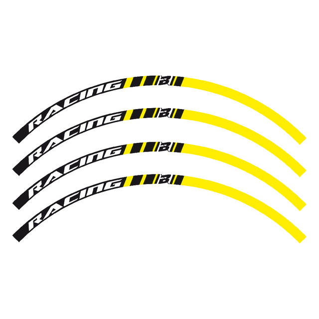 Kit sticker Wheel Blackbird yellow BL-5081/40
