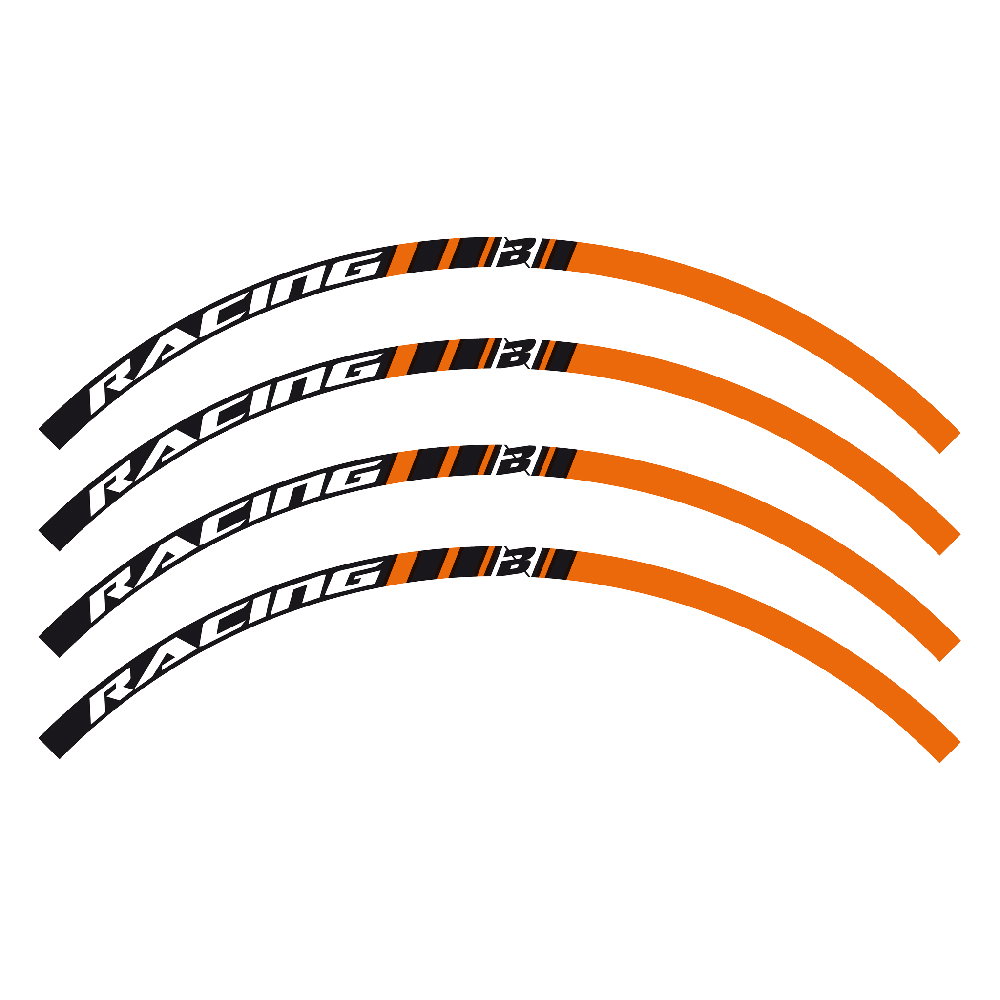 Kit sticker Wheel Blackbird orange Kit sticker Wheel Blackbird orange
