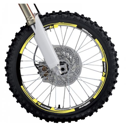 Kit sticker Wheel Blackbird Wing neon yellow BL-5088/40