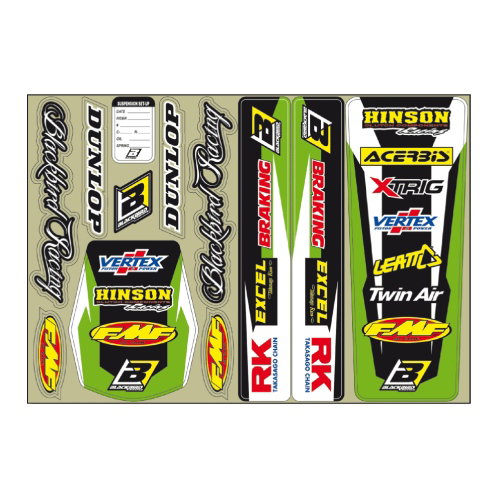 Graphics kit universal - green Graphics kit universal - green