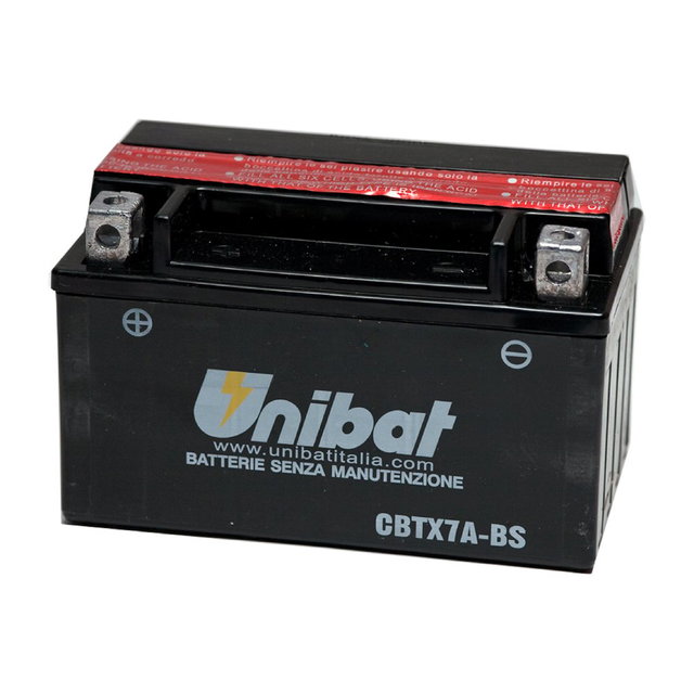 Battery YTX7A-BS Unibat CBTX7A-BS