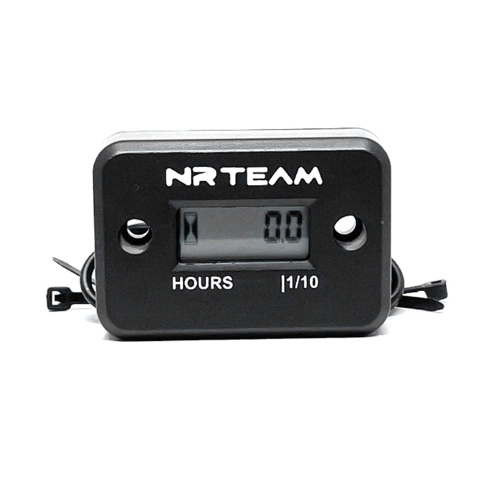 Universal wired hour meter black Universal wired hour meter black