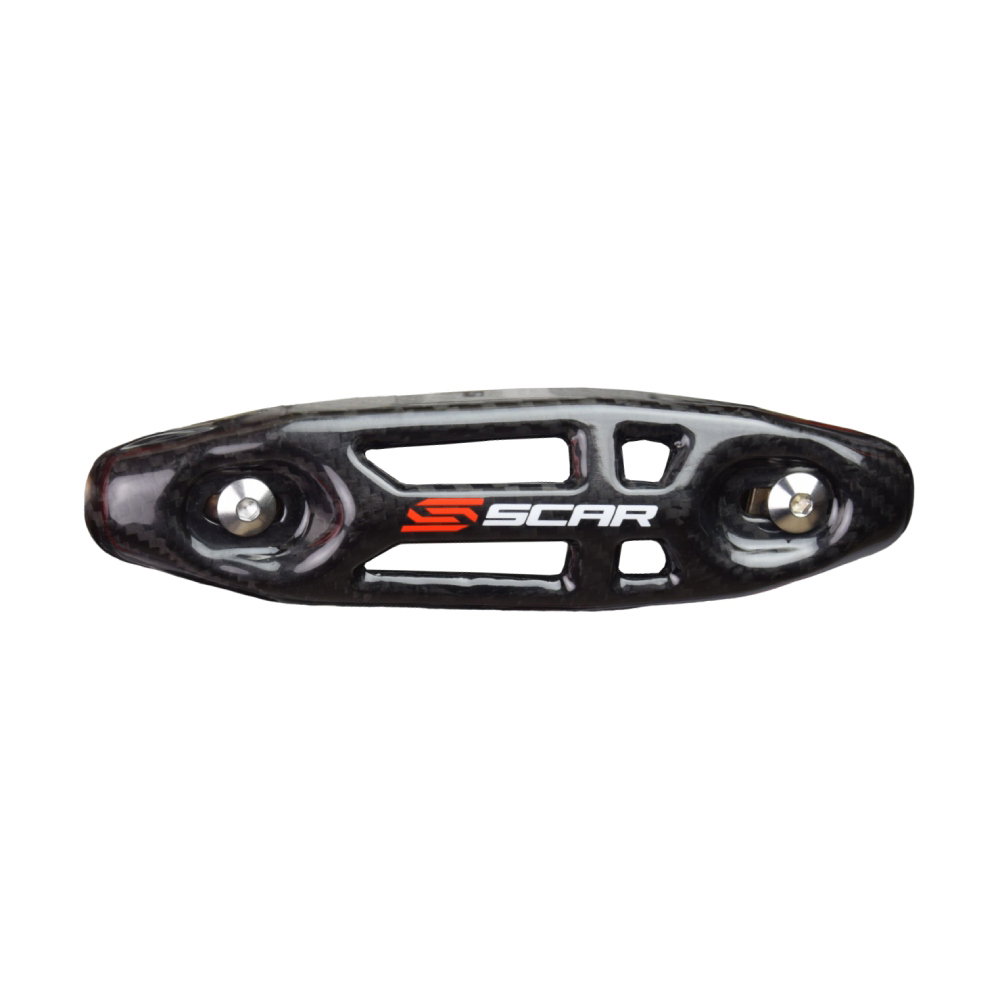 Universal carbon 4-stroke exhaust header guard Scar Universal carbon 4-stroke exhaust header guard Scar