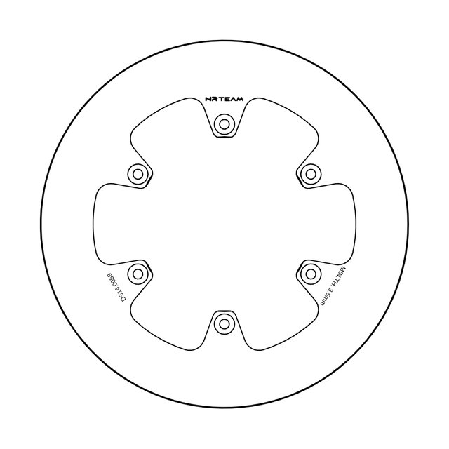 Brake disc NRTeam Fantic 250 XEF (21-23) rear solid DS14.0059