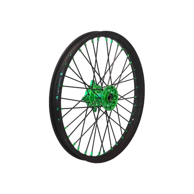Wheel Kawasaki KX 250 F (21-26) front 21x1.60 green DS50.FB22V