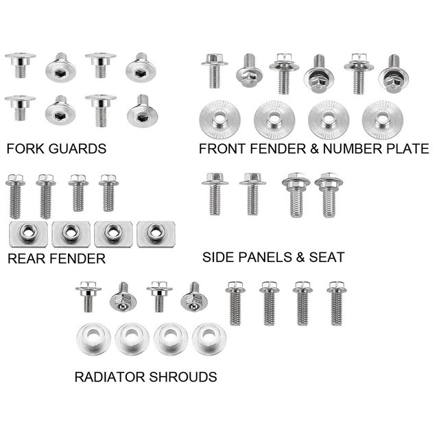 Plastics Screw Kit Honda CRF 450 R (09-12) DS89.5102