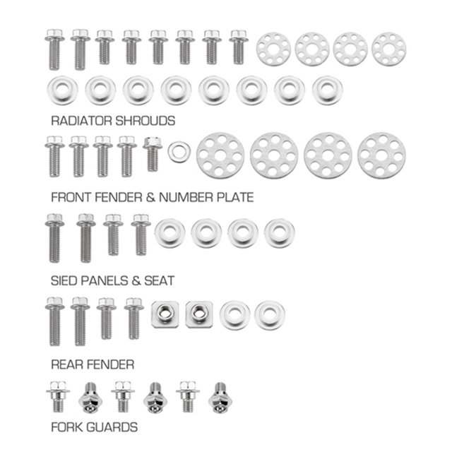 Plastics Screw Kit Suzuki RMZ 450 (08-17) DS89.5401