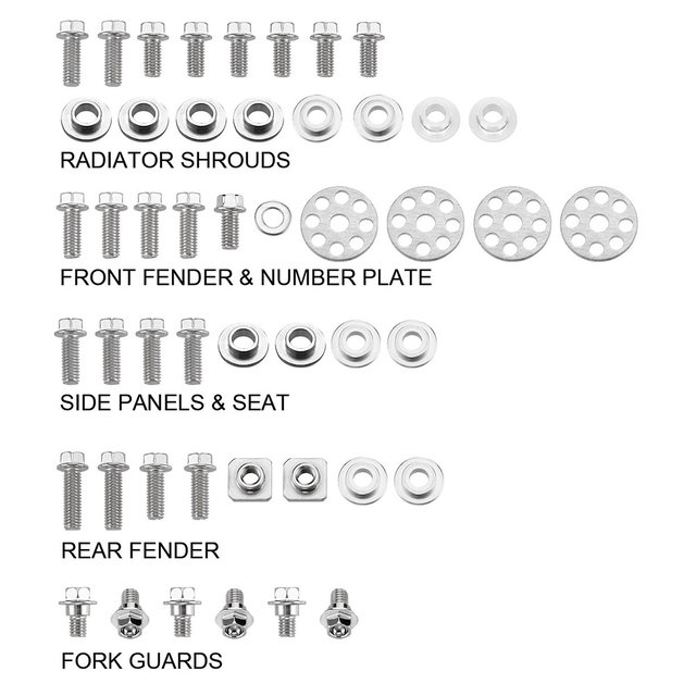 Plastics Screw Kit Suzuki RMZ 250 (07-09) DS89.5403