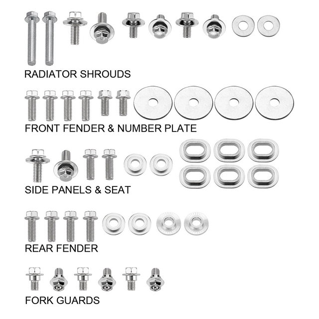 Plastics Screw Kit Suzuki RMZ 250 (19-21) DS89.5404