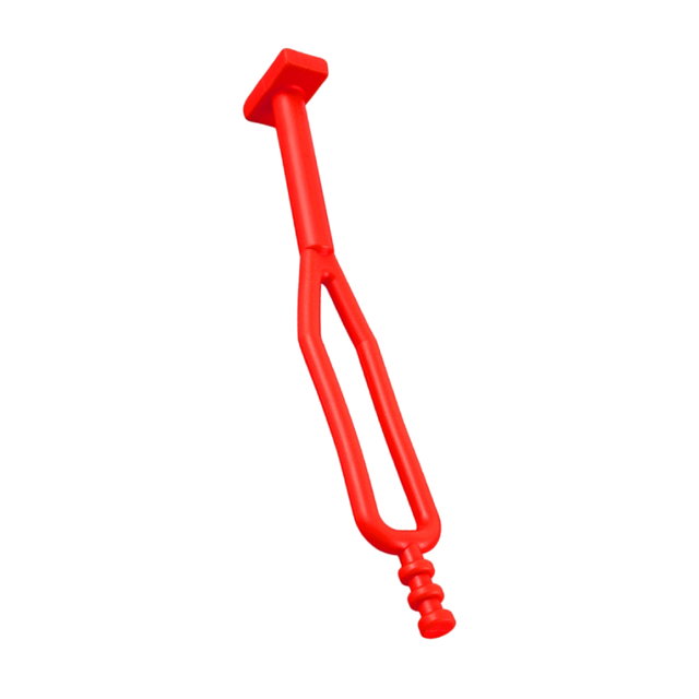 Side stand rubber strap long red DS89.9387R