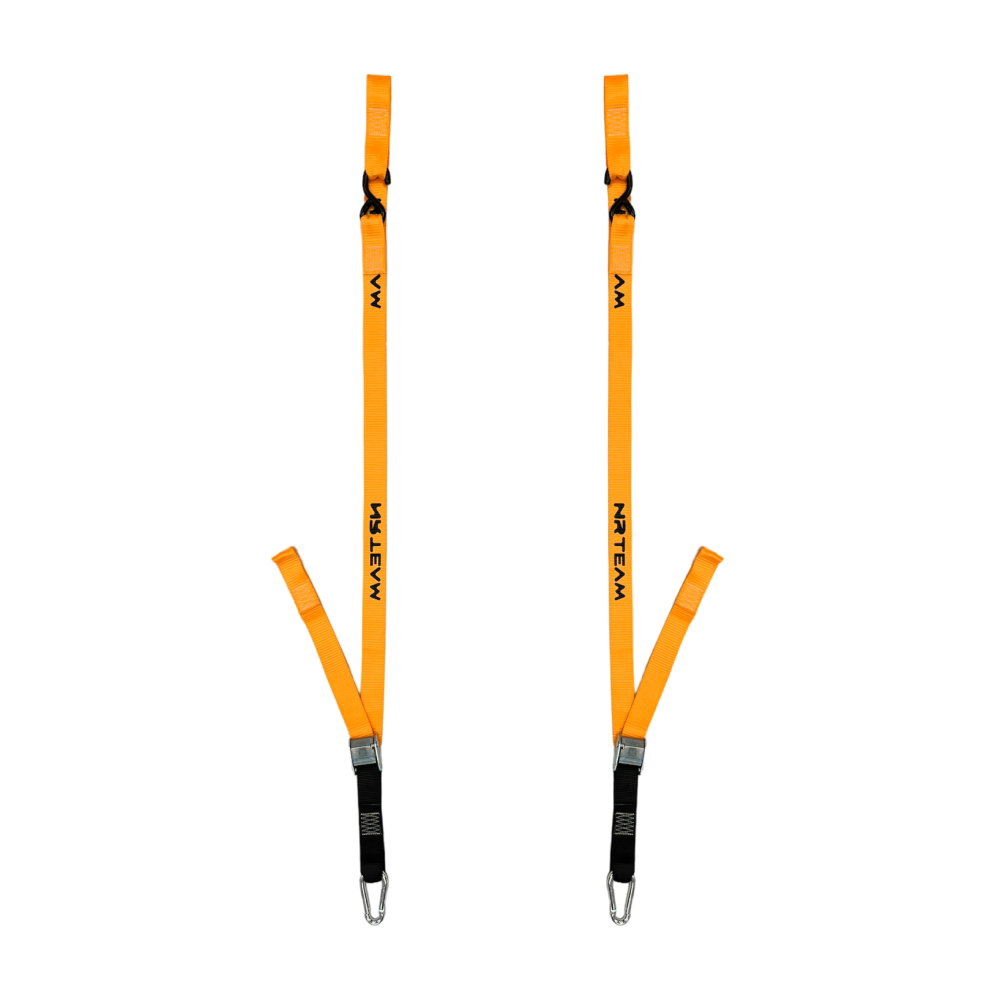 Pair of motorcycle straps Pull Up 38mm NRTeam orange Pair of motorcycle straps Pull Up 38mm NRTeam orange