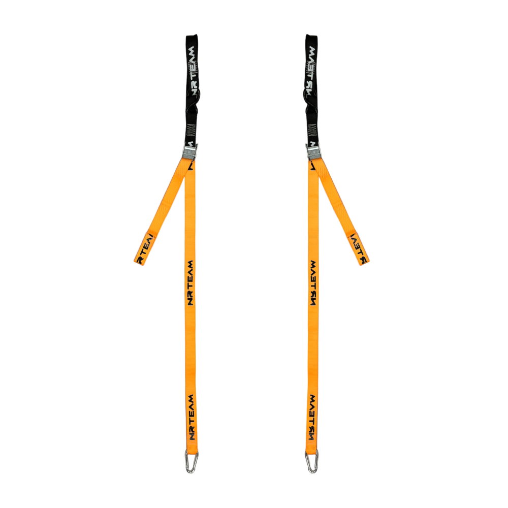 Pair of motorcycle straps Tie Down 38mm NRTeam orange Pair of motorcycle straps Tie Down 38mm NRTeam orange