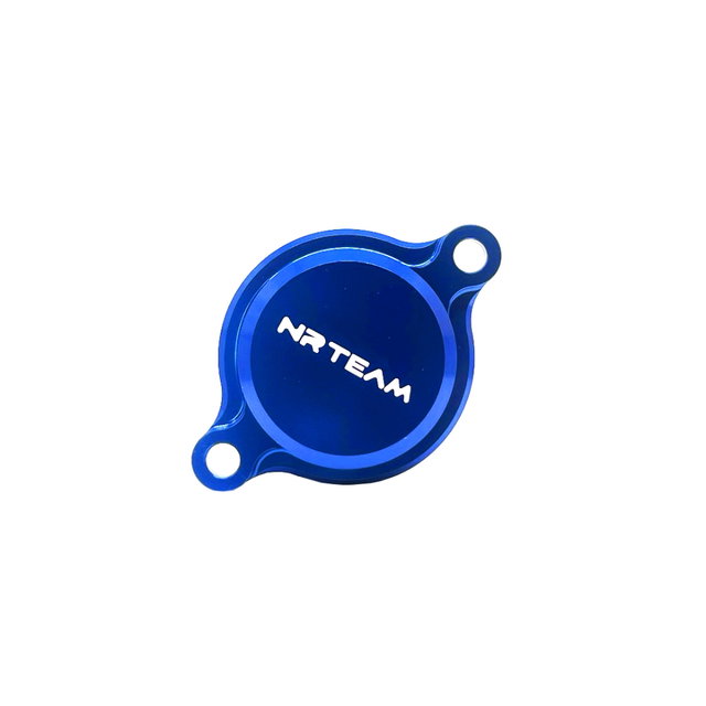 Oil filter cover Yamaha WR 450 F (16-23) blue - NRTeam DS94.0001B