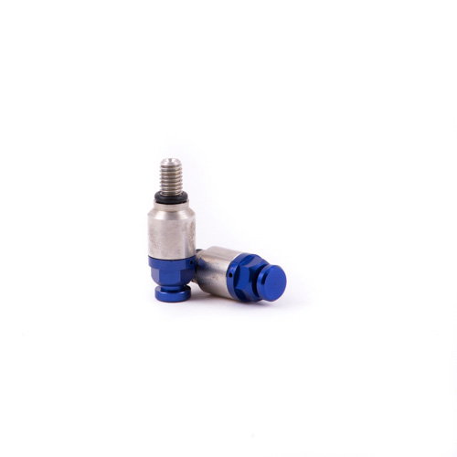 Pair of quick-release fork bleeders M5x0.8 blue DS97.0508B