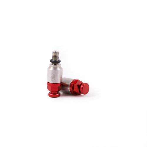 Pair of quick-release fork bleeders M5x0.8 red DS97.0508R