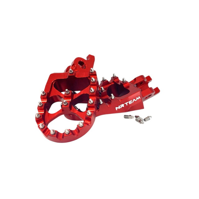 Footpegs Ergal Honda CR 125 (02-07) red DS98.0791R