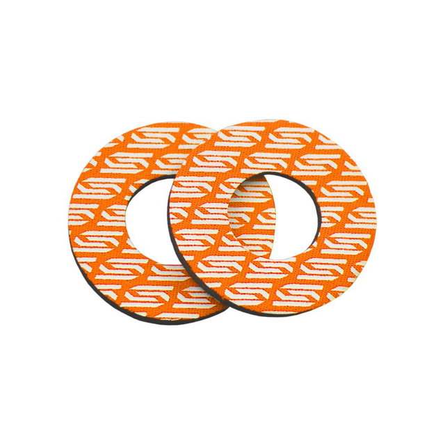 Pair of grip donuts Scar orange DTZ4