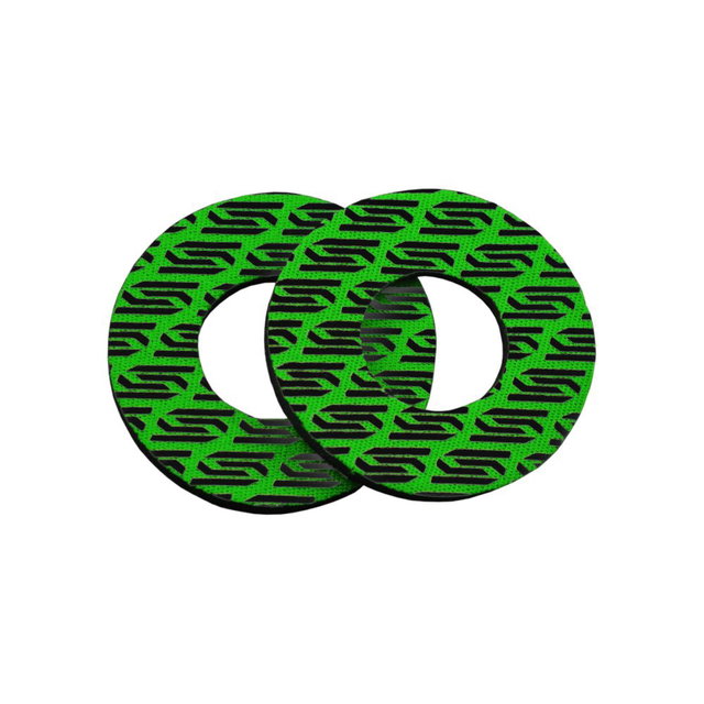 Pair of grip donuts Scar green DTZ5