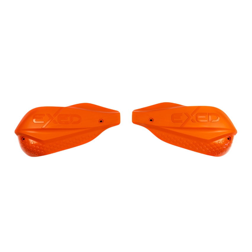 Pair of full-wrap handguards Exed for 28.6 mm handlebars orange Pair of full-wrap handguards Exed for 28.6 mm handlebars orange