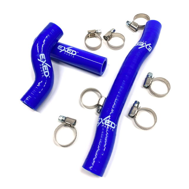 Radiator hoses KTM 250 EXC (17-19) blue - Exed E-SH-K1-B
