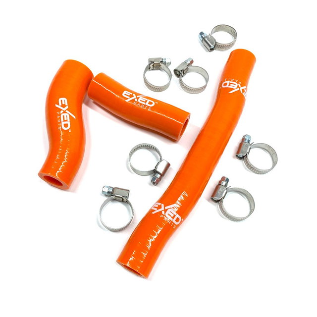 Radiator hoses KTM 300 EXC (20-23) orange - Exed E-SH-K2-A