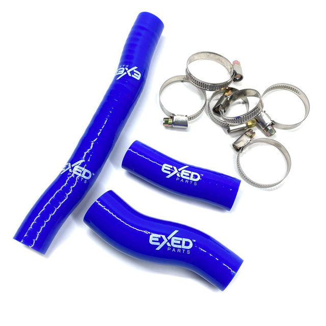 Radiator hoses Husqvarna 250 TC (19-22) blue - Exed E-SH-K2-B