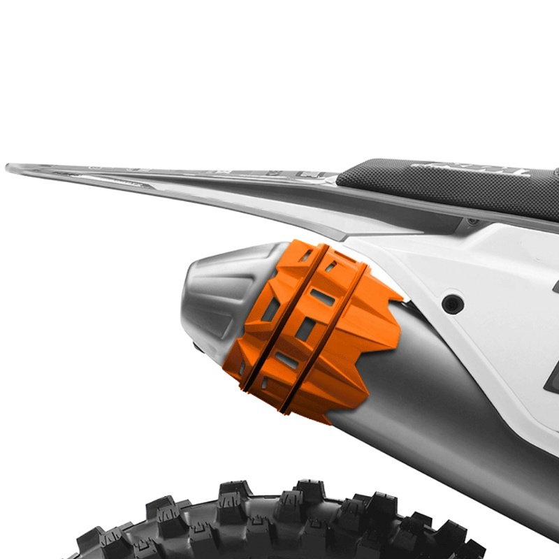 Universal exhaust silencer guard 2 tempi Exed - orange Universal exhaust silencer guard 2 tempi Exed - orange