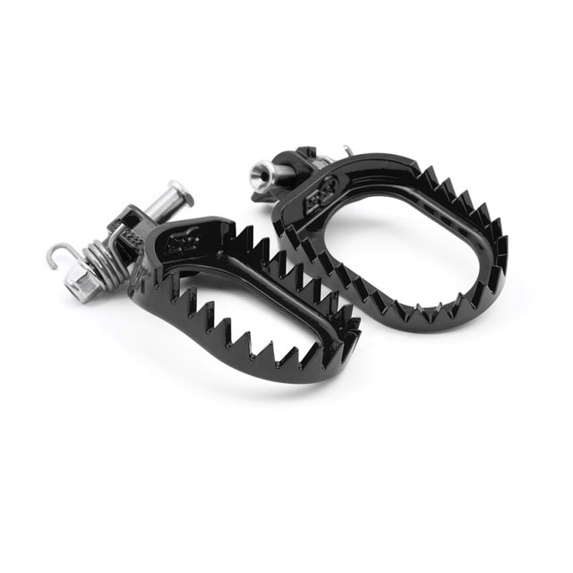 Footpegs steel S3 Beta RR 125 2T (18-19) standard black ESK-1232-B