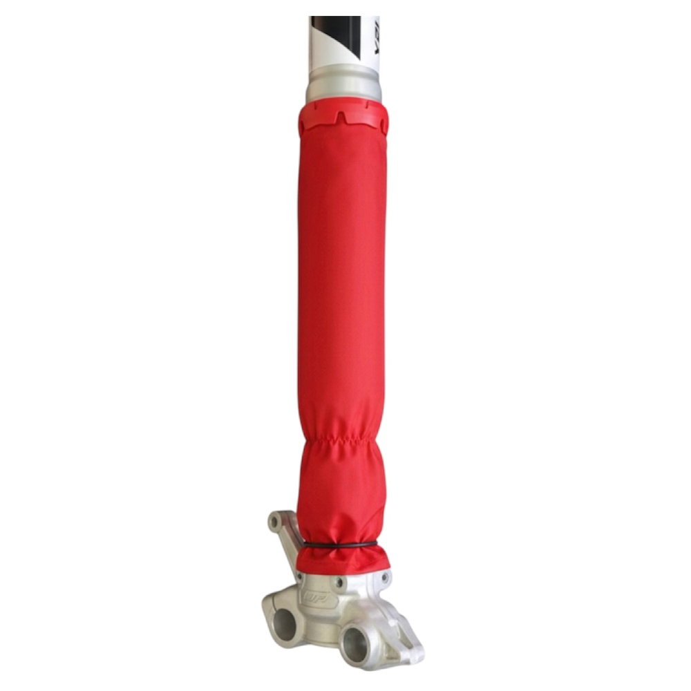 Forksaver fork covers for original ring WP 48 mm rosse Forksaver fork covers for original ring WP 48 mm rosse