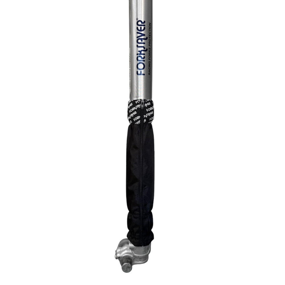 Forksaver fork covers with zip for fork tubes from 45 mm to 48 mm black Forksaver fork covers with zip for fork tubes from 45 mm to 48 mm black