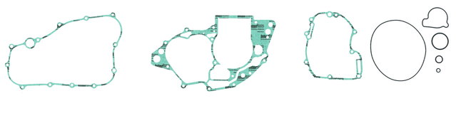Gaskets Honda CRF 250 X (04-17) bottom GK0152BM