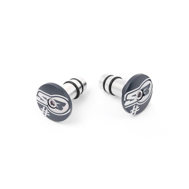 Pair of handlebar end caps S3 titanium Too HA-END2-TI