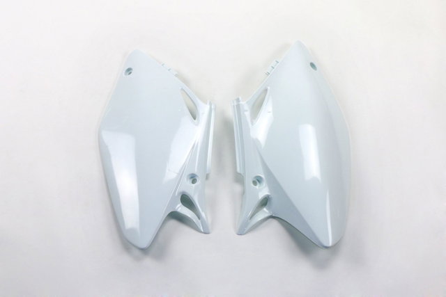Side number plates Honda CRF 450 R (02-04) white* HO03694-041