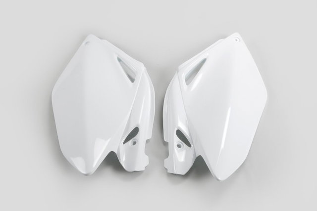 Side number plates Honda CRF 250 R (06-09) white* HO04606-041