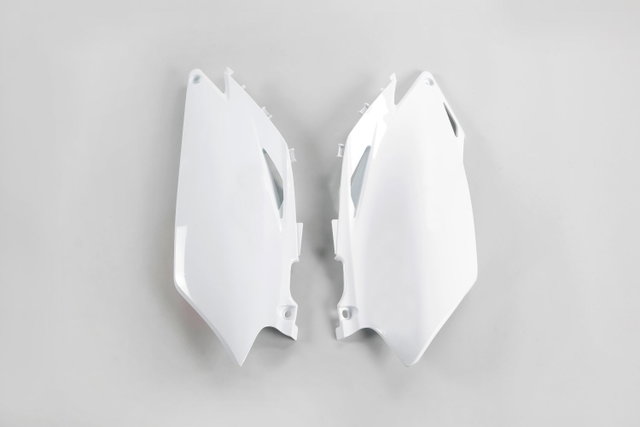 Side number plates Honda CRF 450 R (09-10) white* HO04638-041