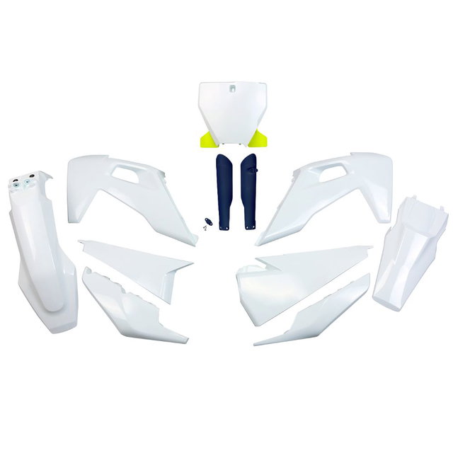 Plastics kit Husqvarna 125 TC (22) - colour OEM HUKIT622F-999W