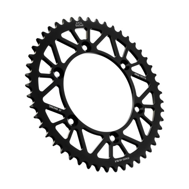 Rear sprocket JT ergal Fantic 125 XX (22-25) 49 teeth black JTA251.49BLK