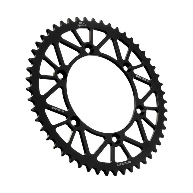 Rear sprocket JT ergal Fantic 250 XXF (22-25) 51 teeth black JTA251.51BLK