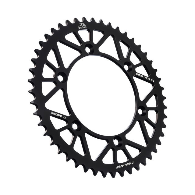 Rear sprocket JT ergal Suzuki RMZ 450 (05-25) 48 teeth black JTA808.48BLK