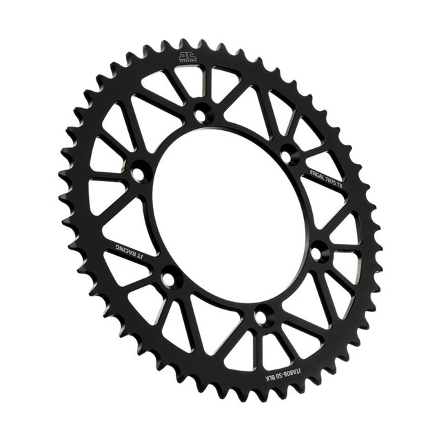 Rear sprocket JT ergal Suzuki RMZ 250 (07-25) 50 teeth black JTA808.50BLK